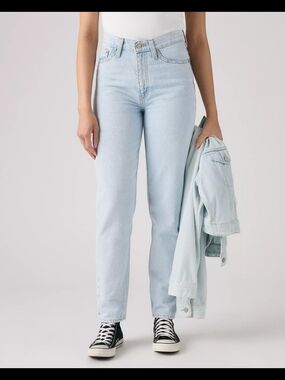 80s Light Wash High Rise  Jeans